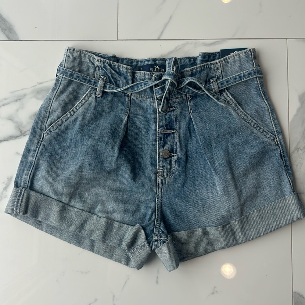 High rise Jean shorts